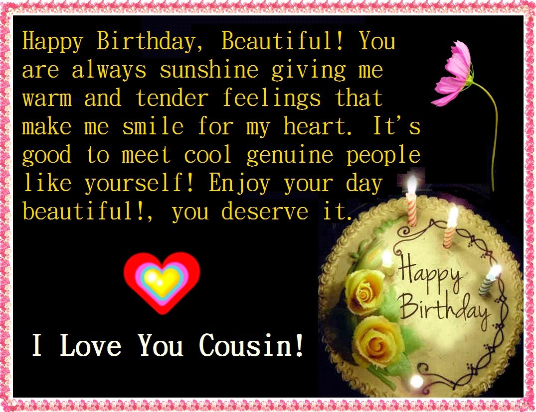 Happy Birthday Cousin Images And Quotes
 Happy Birthday Cousin Quotes and Wishes