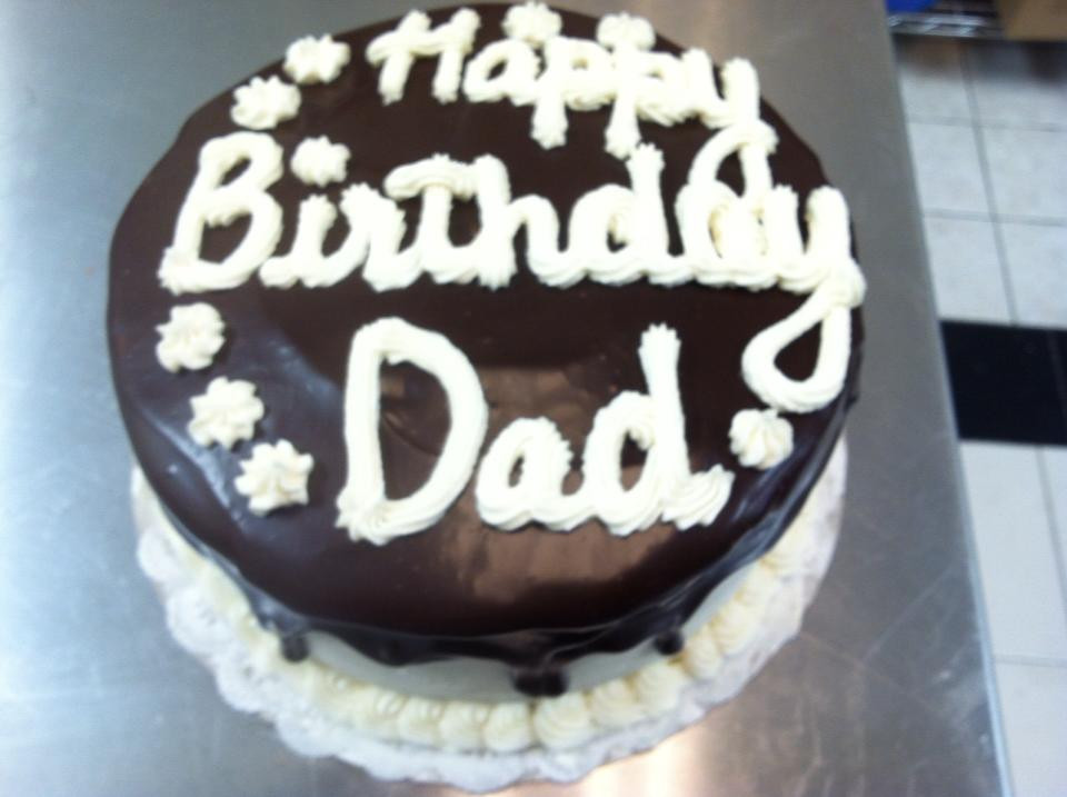 Happy Birthday Dad Cake
 MY LIBRARY OF THOUGHTS Happy Birthday Dad