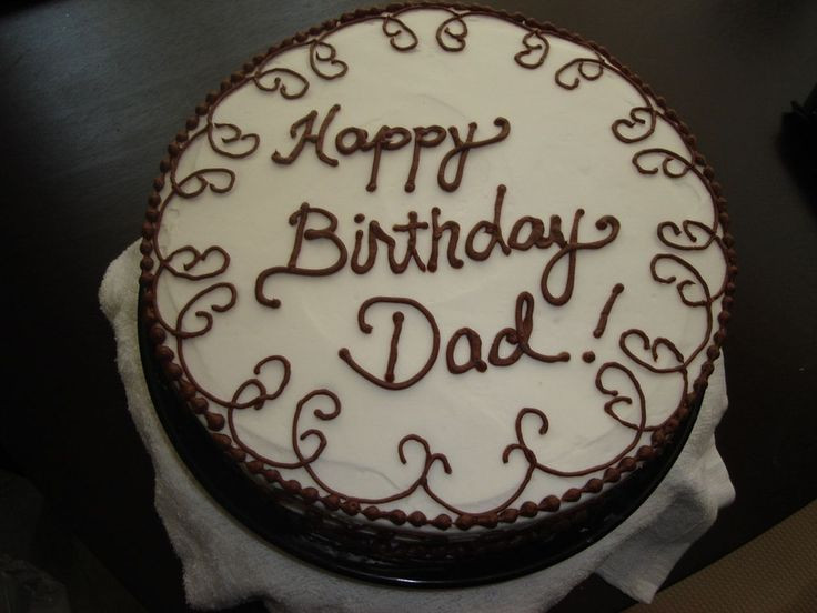 Happy Birthday Dad Cake
 8 best Dad birthday cake images on Pinterest