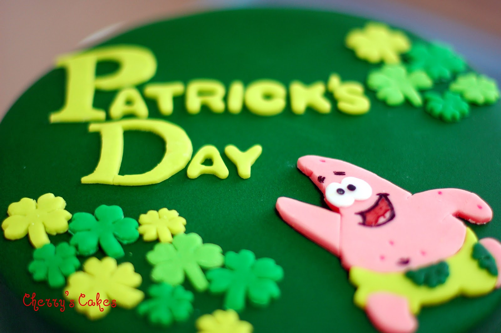 Happy Birthday Patrick Cake
 Cherry s Cakes Patrick s Day