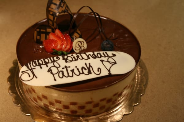 Happy Birthday Patrick Cake
 Patrick Chan Page 153