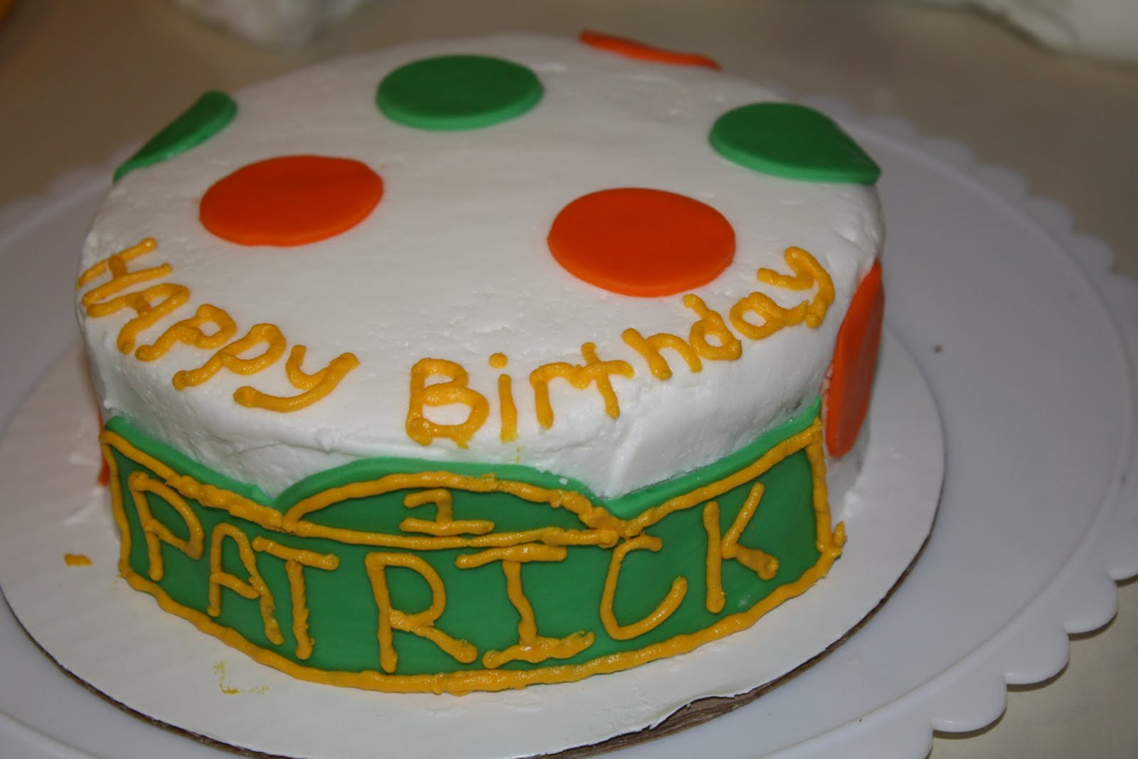 Happy Birthday Patrick Cake
 Happy Birthday Patrick