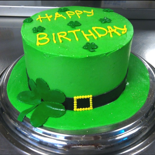 Happy Birthday Patrick Cake
 St Patty s Day birthday cake Cakes Pinterest