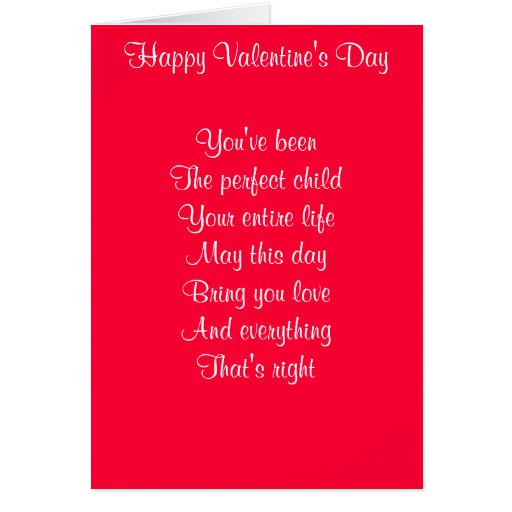 Happy Valentines Day To My Son Quotes
 Happy Valentine s Day son Greeting Card