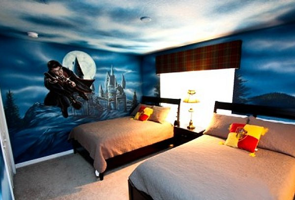 Harry Potter Bedroom Wallpaper
 Decorating theme bedrooms Maries Manor June 2013