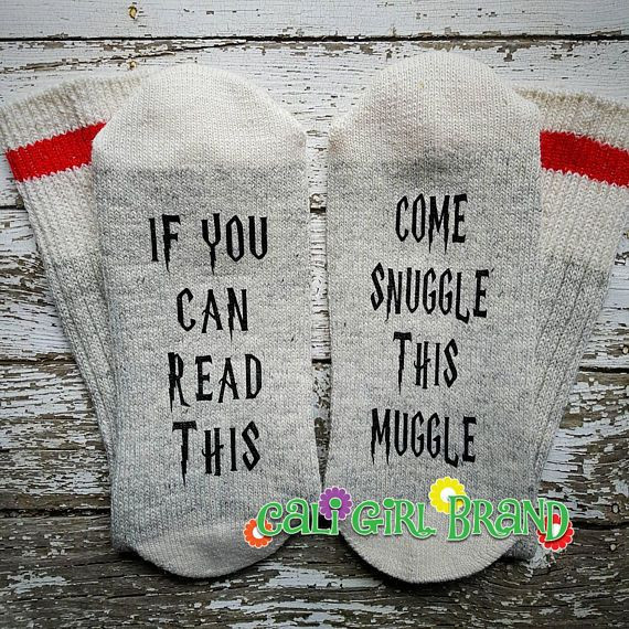 Harry Potter Gift Ideas For Girlfriend
 Harry Potter Socks e Snuggle This Muggle Wizard In