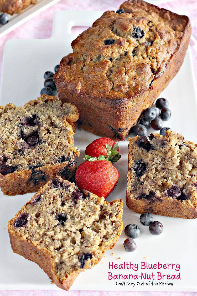 Healthy Banana Nut Bread
 Healthy Blueberry Banana Nut Bread Can t Stay Out of the