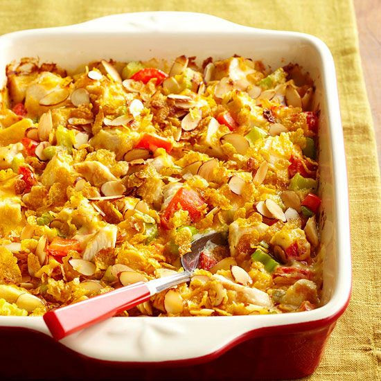 Healthy Dinner Casseroles
 This tasty casserole has the hearty flavors of chicken