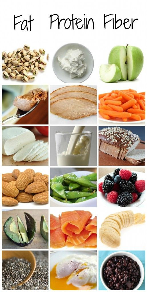 Healthy Fiber Snacks
 Snack binations bine fat protein and fiber for a