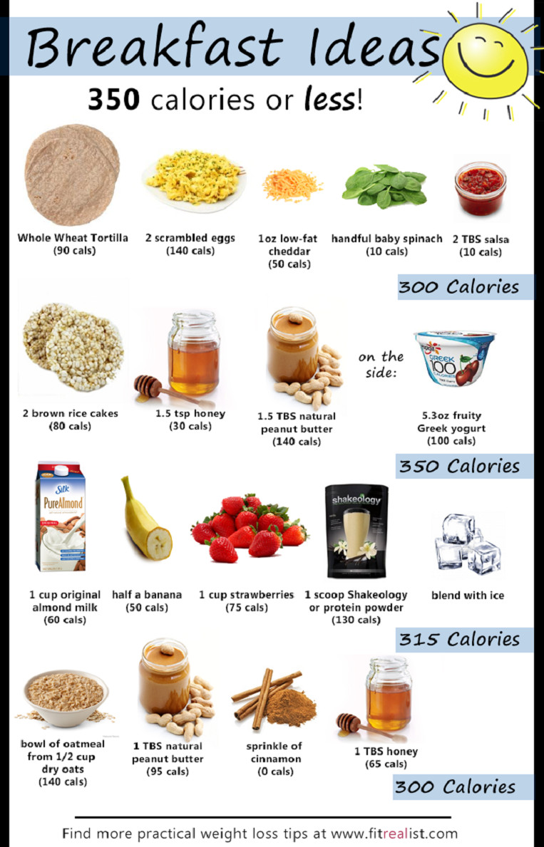 Healthy Low Calorie Breakfast Ideas
 Breakfast Ideas 350 Calories Less s and