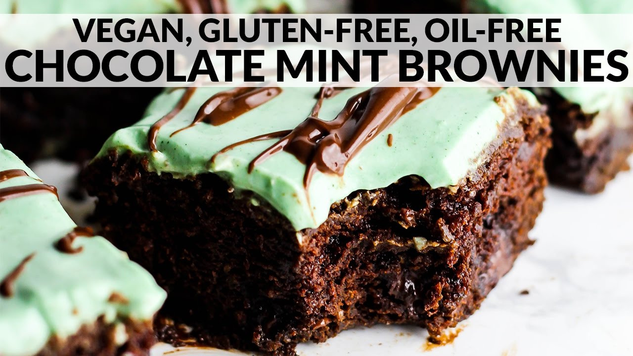Healthy St Patrick'S Day Desserts
 Chocolate Mint Brownies vegan gluten free oil free