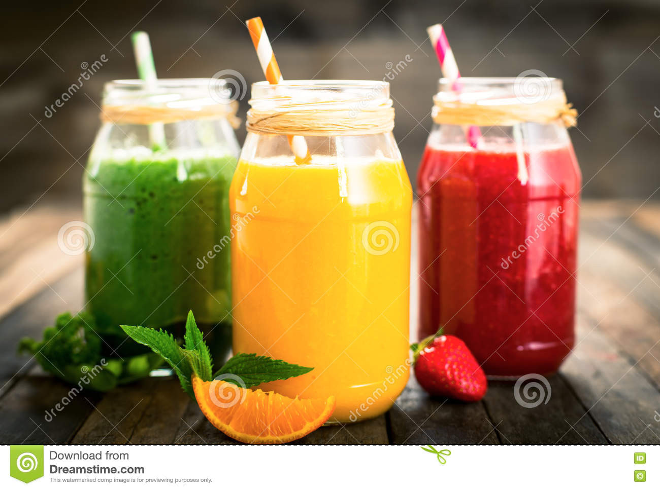Healthy Vegetable Smoothies
 Healthy Fruit And Ve able Smoothies Stock Image