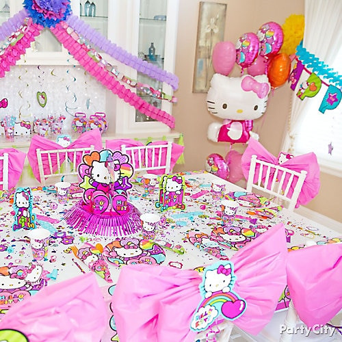 Hello Kitty Birthday Party Supplies
 Hello Kitty Party Table Idea Party City