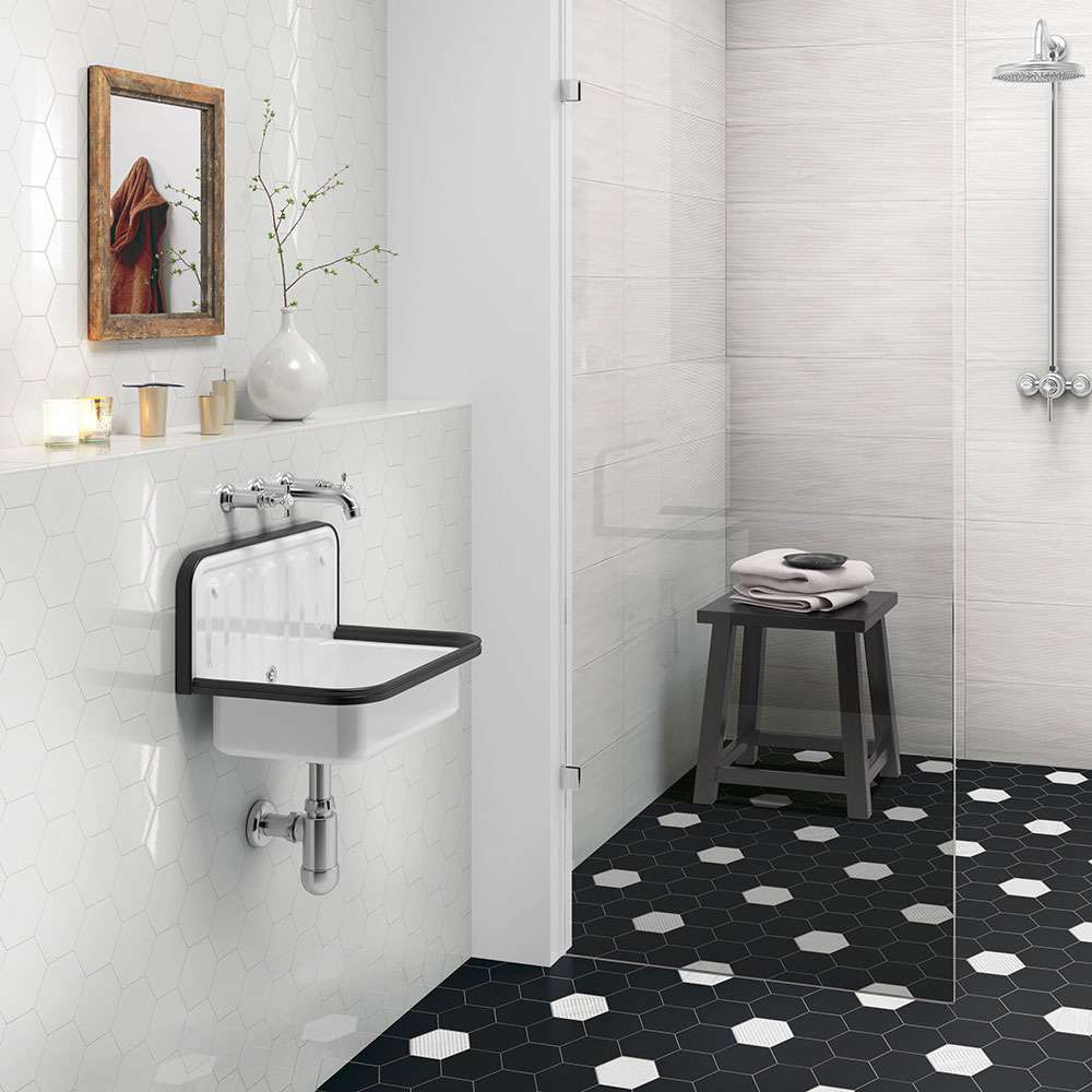 Hexagon Tiles Bathroom
 Bathroom Ideas for 2017 Interior Design Trends Walls