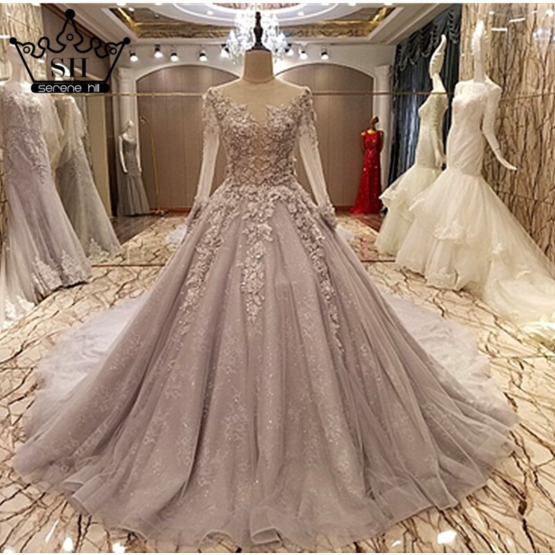 High End Wedding Dresses
 Aliexpress Buy Vestido De Noiva Long Sleeve Wedding