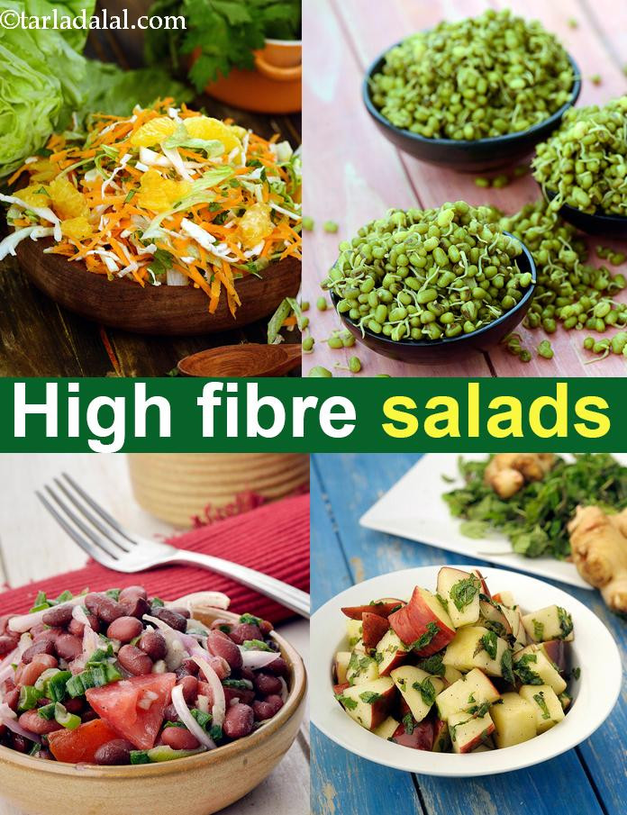 High Fiber Food Recipes
 High Fibre salad recipes Fibre Rich Indian salad recipes