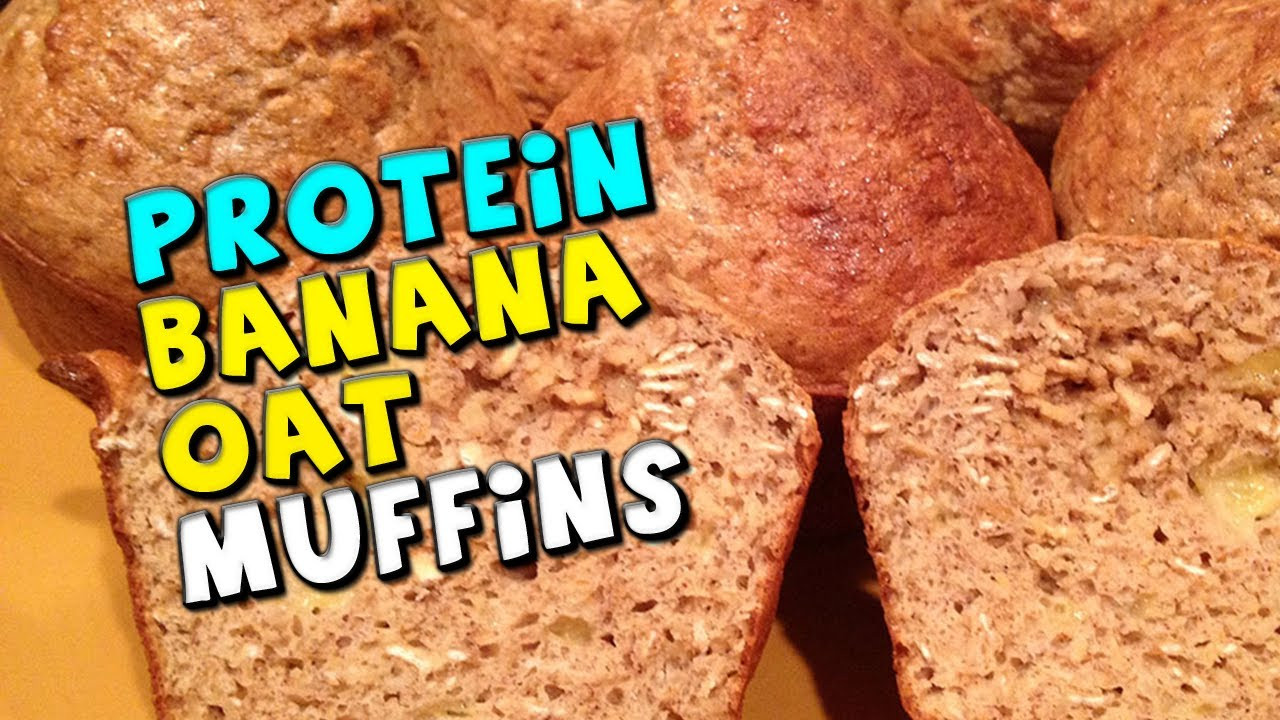 High Fiber Muffin Recipes
 PROTEIN Banana Oat Muffins Recipe High Fiber Protein