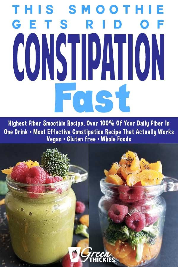 High Fiber Smoothies For Constipation
 Green Smoothie For Constipation Highest Fiber Recipe
