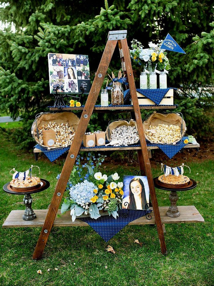 High School Graduation Backyard Party Ideas
 outdoor graduation party decoration ideas