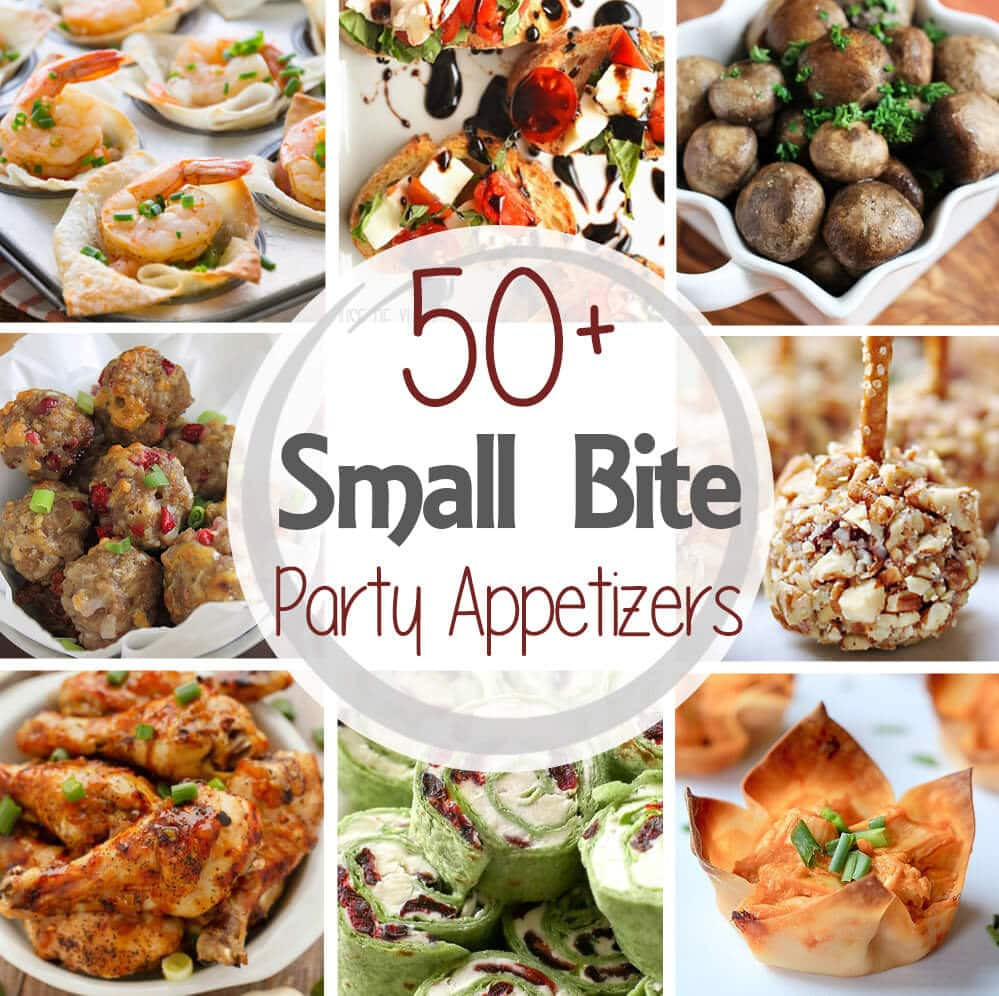 Holiday Party Menu Ideas
 50 Small Bite Party Appetizers Julie s Eats & Treats