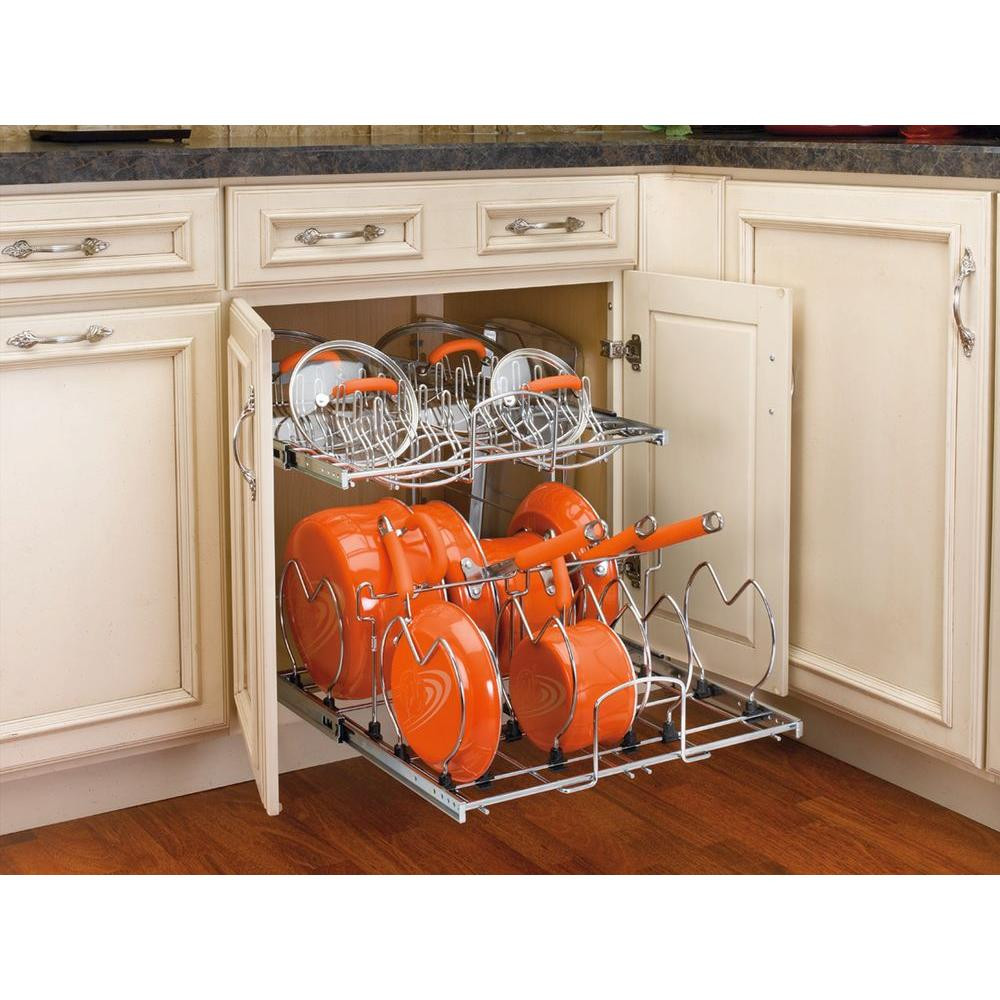 Home Depot Kitchen Organizers
 Rev A Shelf 18 13 in H x 20 75 in W x 22 in D Pull Out