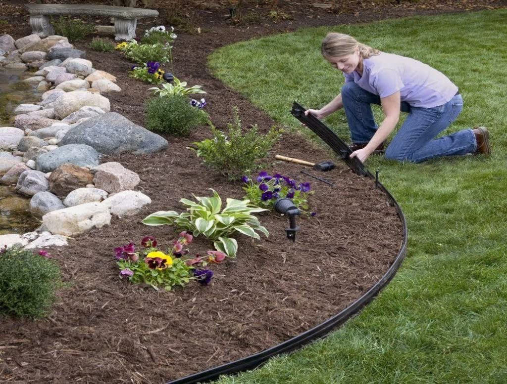 Home Depot Landscape Edging
 Outdoor Lowes Edging To Make Aggressive Curves Garden