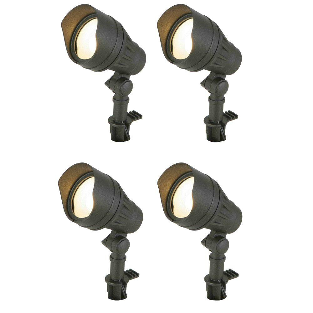 Home Depot Landscape Lights
 Hampton Bay Low Voltage 50 Watt Equivalent Black Outdoor