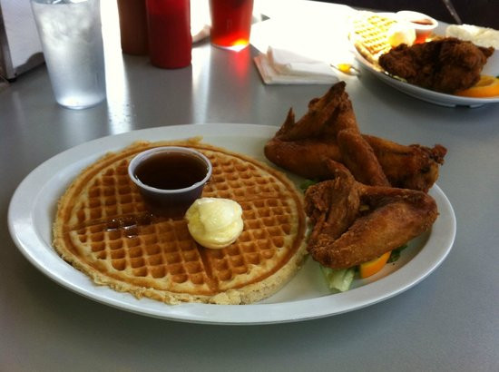 Home Of Chicken And Waffles
 Chicken Wings and Waffles Picture of Home of Chicken