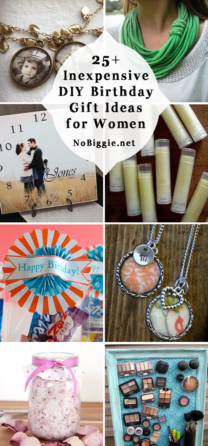 Homemade Anniversary Gift Ideas For Her
 25 Inexpensive DIY Birthday Gift Ideas for Women