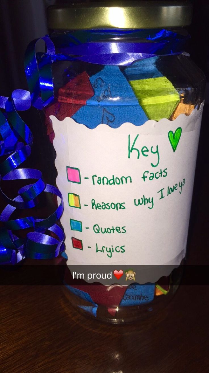 Homemade Birthday Gifts For Best Friend
 Bestfriend homemade birthday jar present filled with
