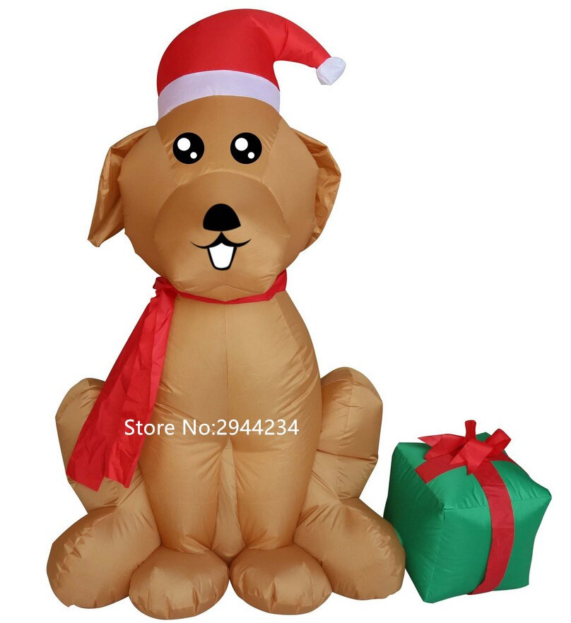 Hot Christmas Gifts For Kids
 Factory hot sale inflatable Christmas dog with ts for