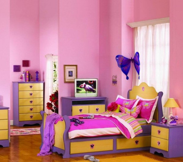 How To Decorate A Kids Room
 Pink Kids room design