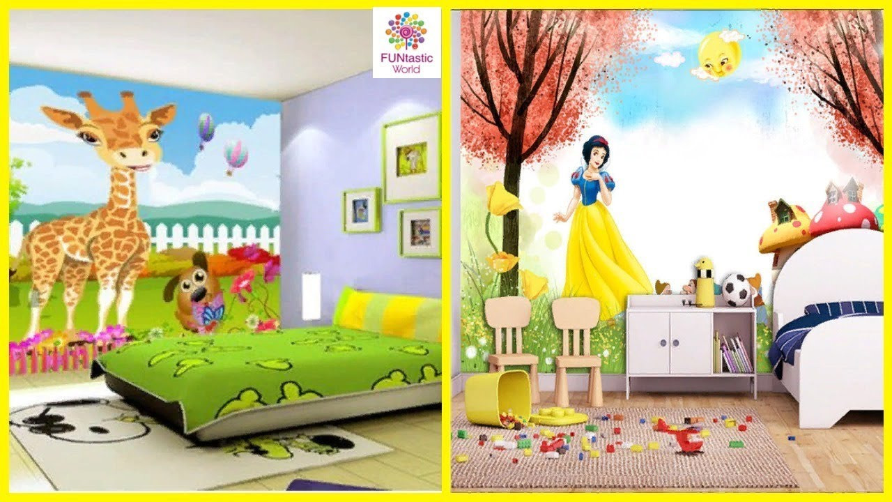 How To Decorate A Kids Room
 Cute Wallpaper Designs for Kids Bedroom Children Room