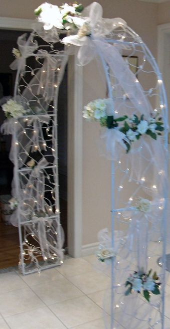 How To Decorate A Wedding Arch
 idea to decorate the arch Ideas