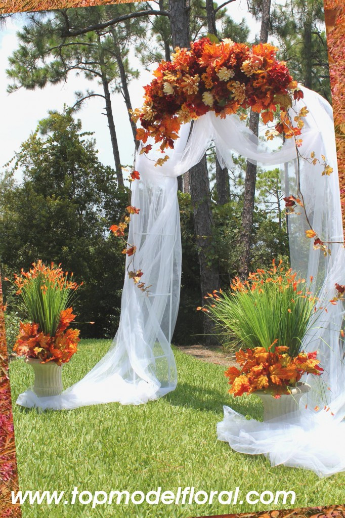 How To Decorate A Wedding Arch
 Fall Wedding Arch & Decorating Ideas