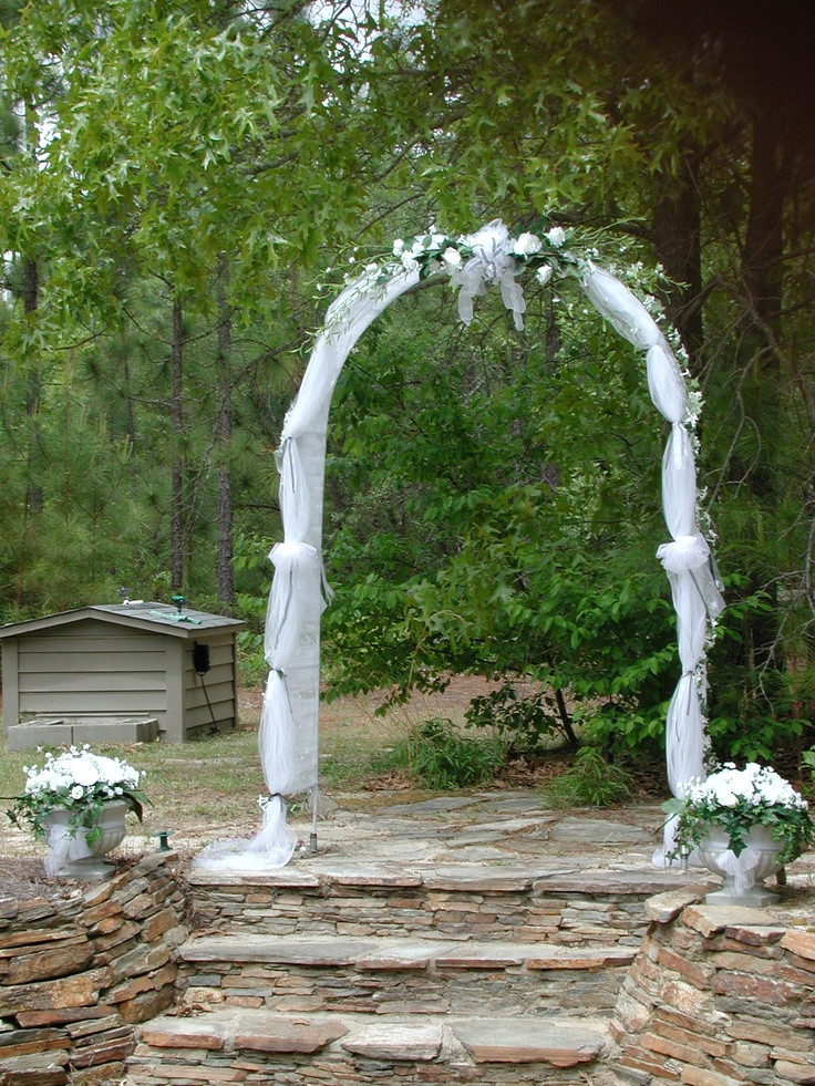How To Decorate A Wedding Arch
 How To Decorate A Wedding Arch With Fabric