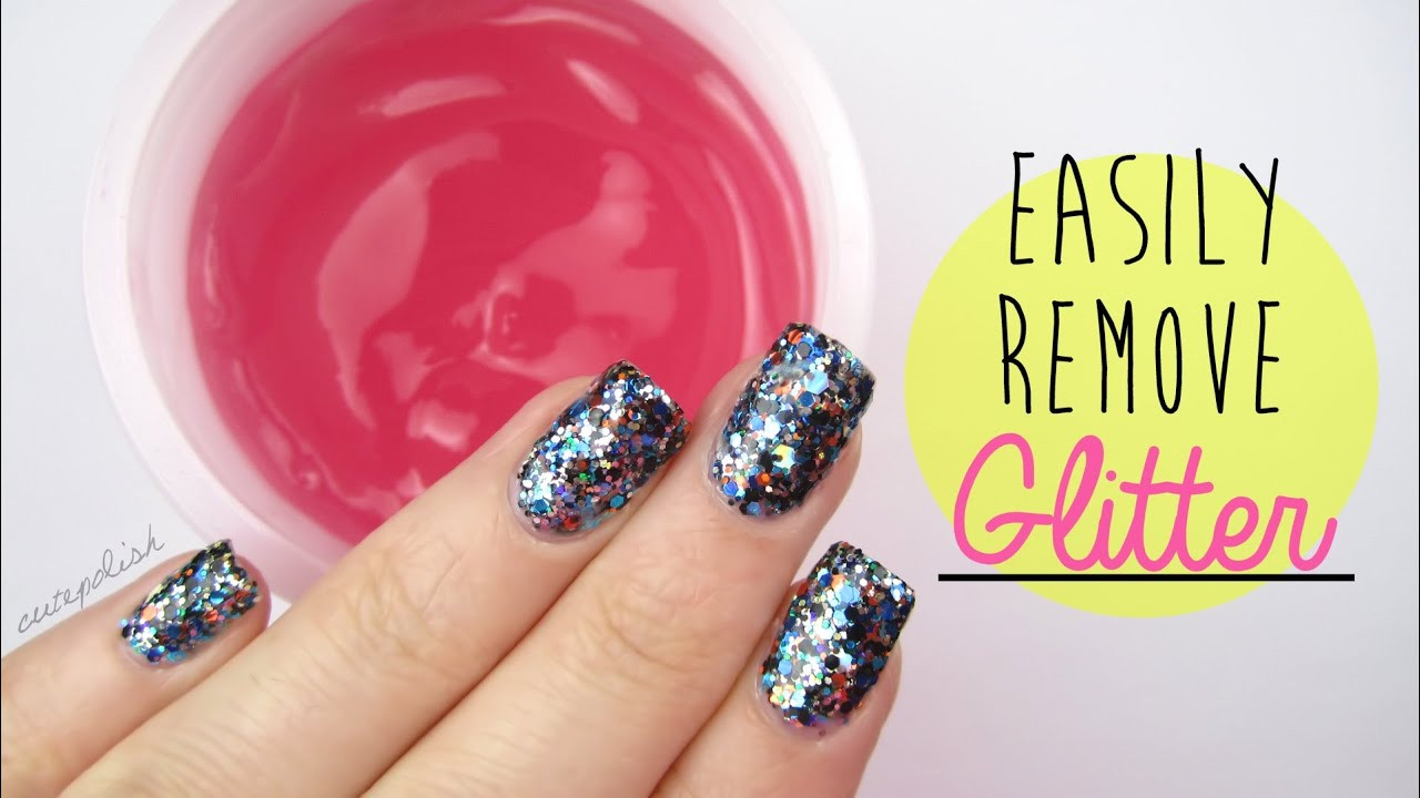 How To Do Glitter Nails
 NEW & EASIER Way to Remove Glitter Nail Polish