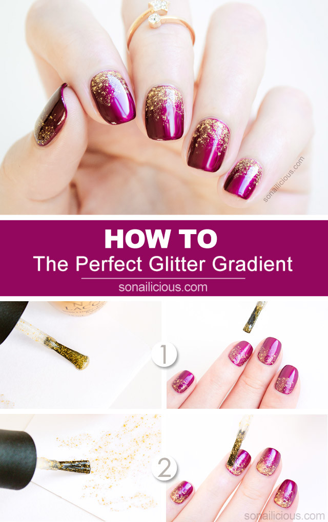 How To Do Glitter Nails
 2 Genius Tips For A Perfect Glitter Gra nt Tutorial