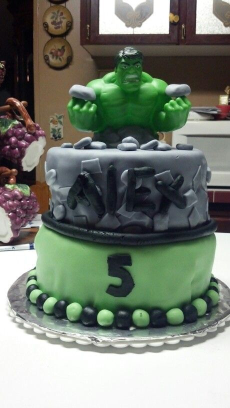 Hulk Birthday Cakes
 17 Best images about Hulk cake on Pinterest