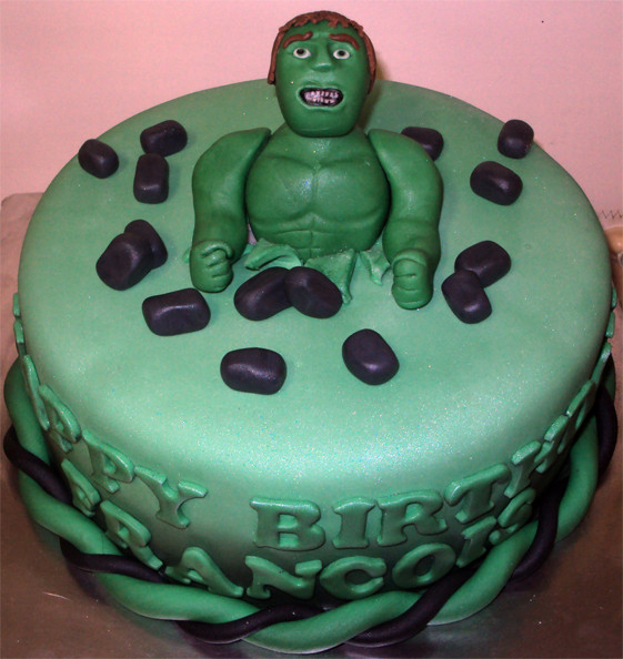 Hulk Birthday Cakes
 Delana s Cakes Incredible Hulk cake