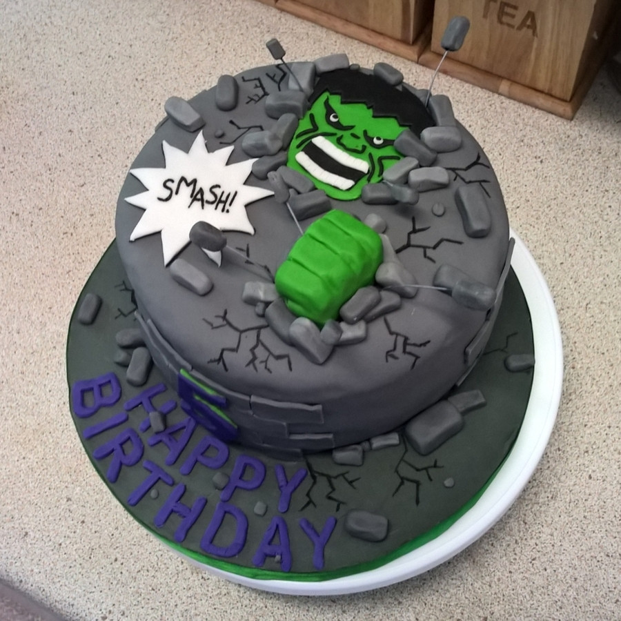 Hulk Birthday Cakes
 Hulk "smash" Cake CakeCentral