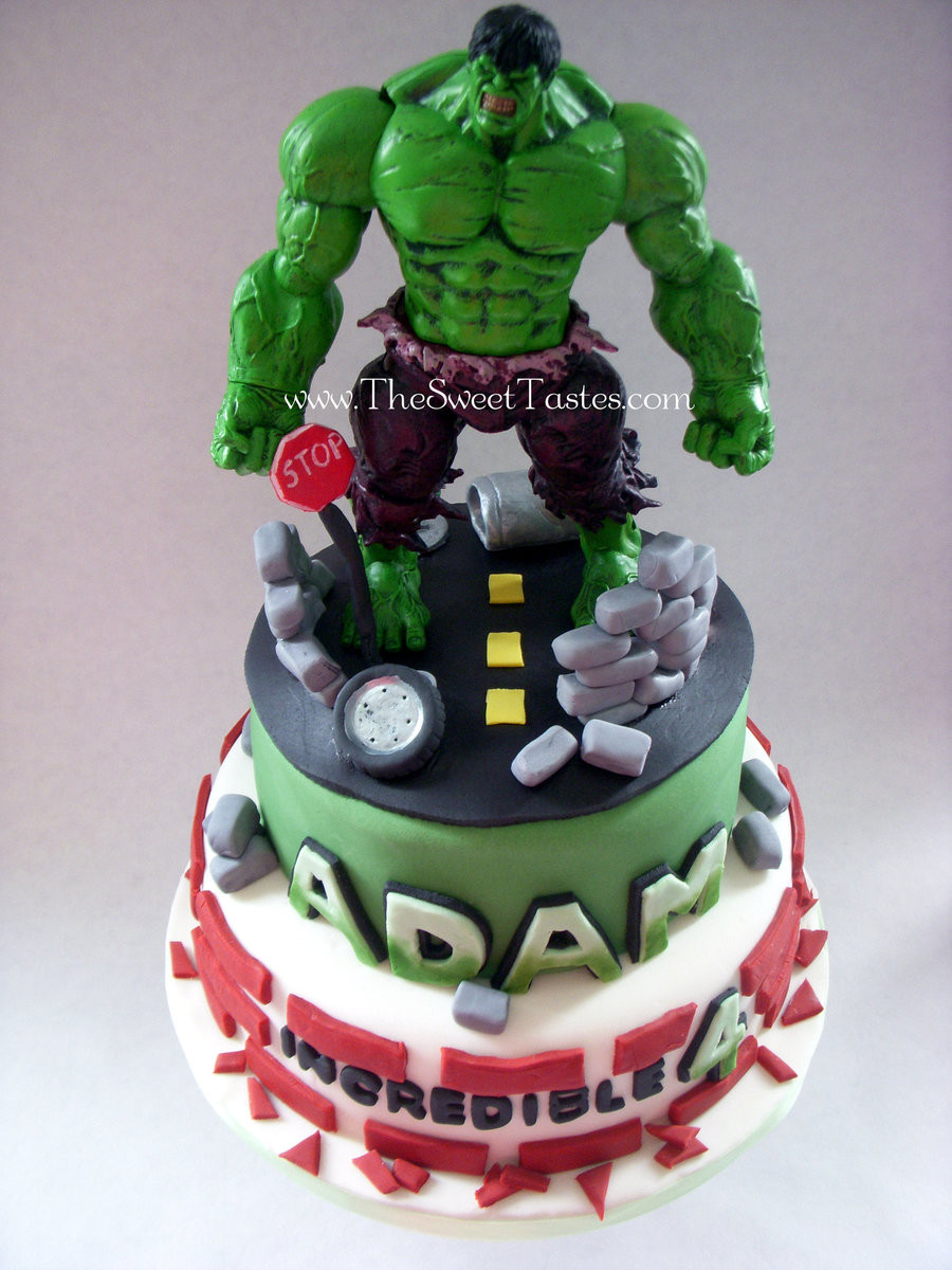 Hulk Birthday Cakes
 Incredible Hulk Birthday Cake Wwwthesweettastes
