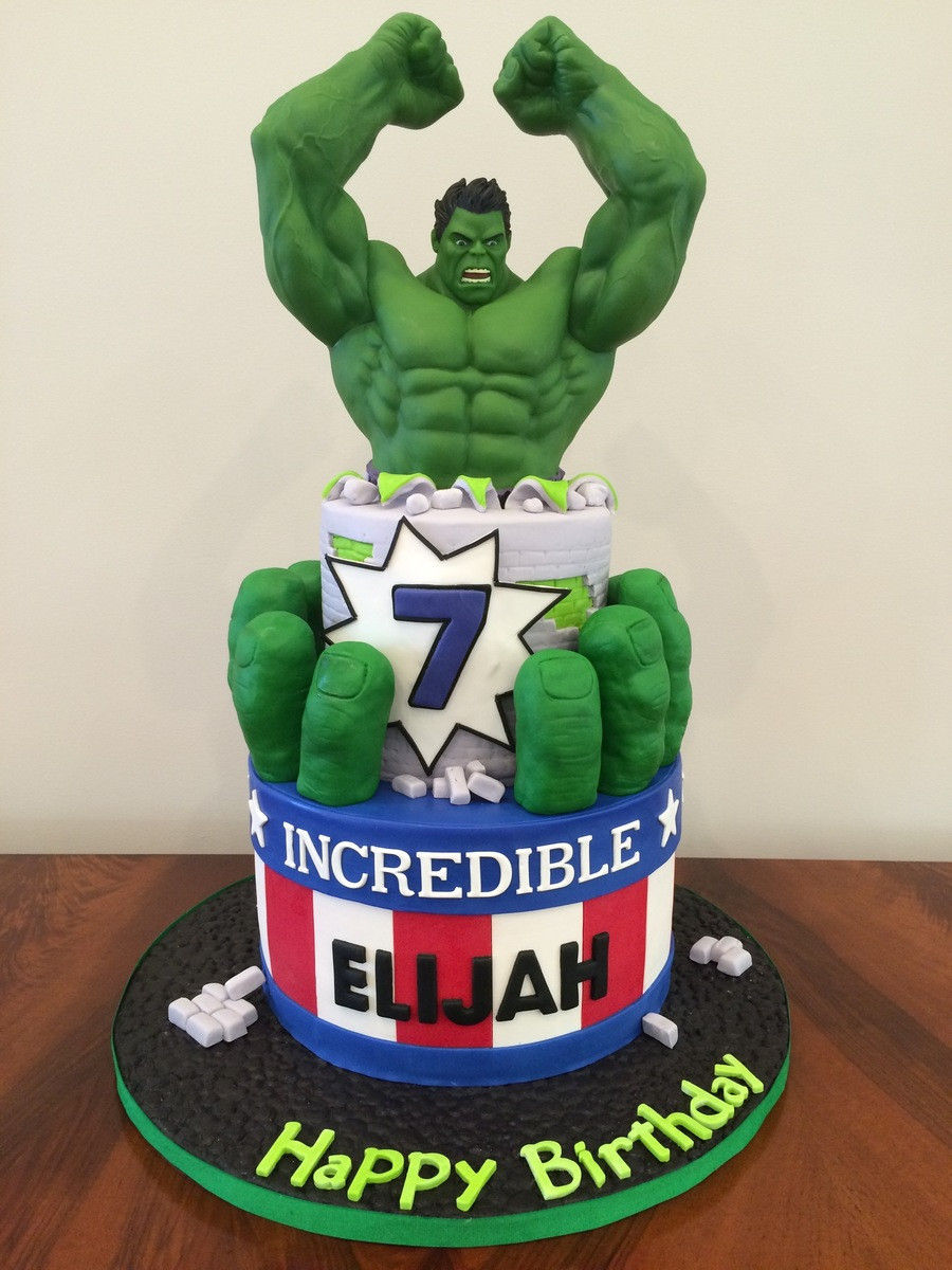 Hulk Birthday Cakes
 Incredible Hulk Cake CakeCentral