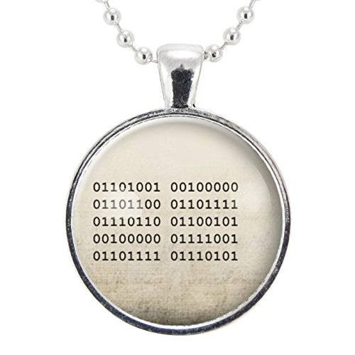 I Love You Gift Ideas For Girlfriend
 Amazon Binary Code I Love You Necklace Romantic Nerd