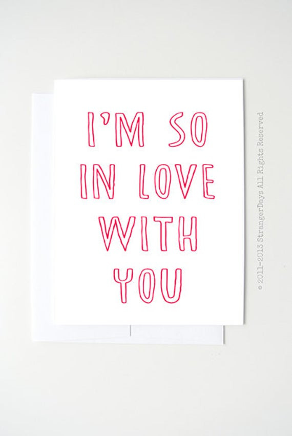 I'M So In Love With You Quotes
 Love Cards I m so in love with you Greeting