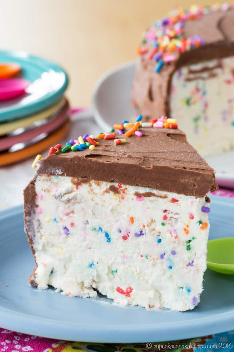 Ice Cream Birthday Cake Recipe
 Funfetti Birthday Cake Ice Cream Cake Recipe Cupcakes