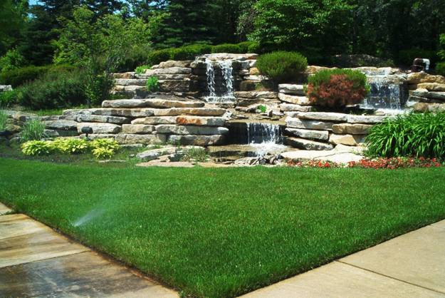 Idea For Backyard Landscaping
 20 Spectacular Backyard Ideas Waterfalls that Top f