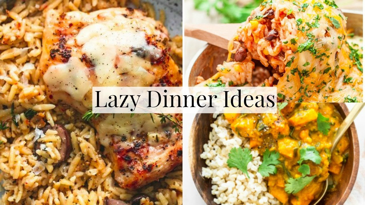 Ideas For Easy Dinners
 Easy Family Dinner Ideas For LAZY DAYS