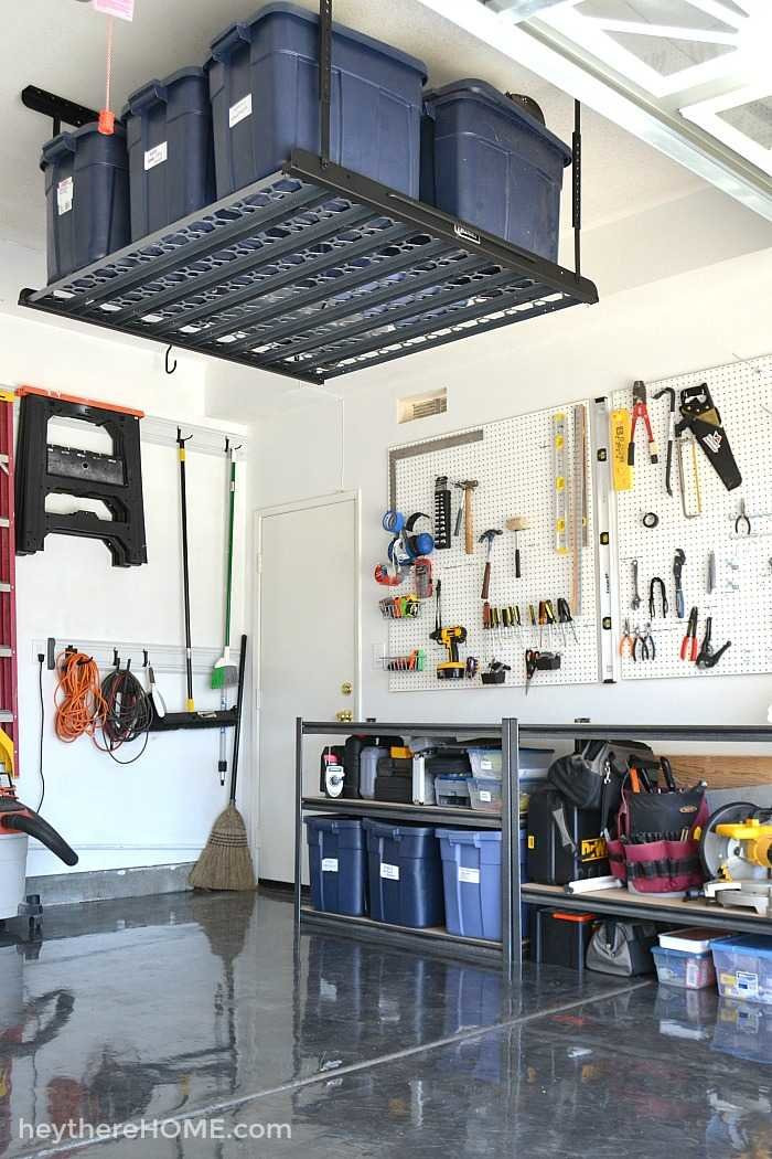 Ideas For Organizing Garage
 Our Organized Garage The Reveal