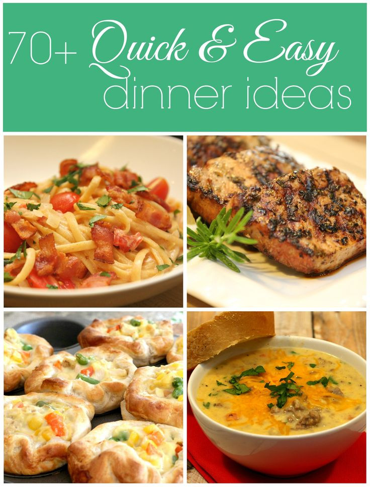 Ideas For Quick Dinners
 foody quick dinner ideas